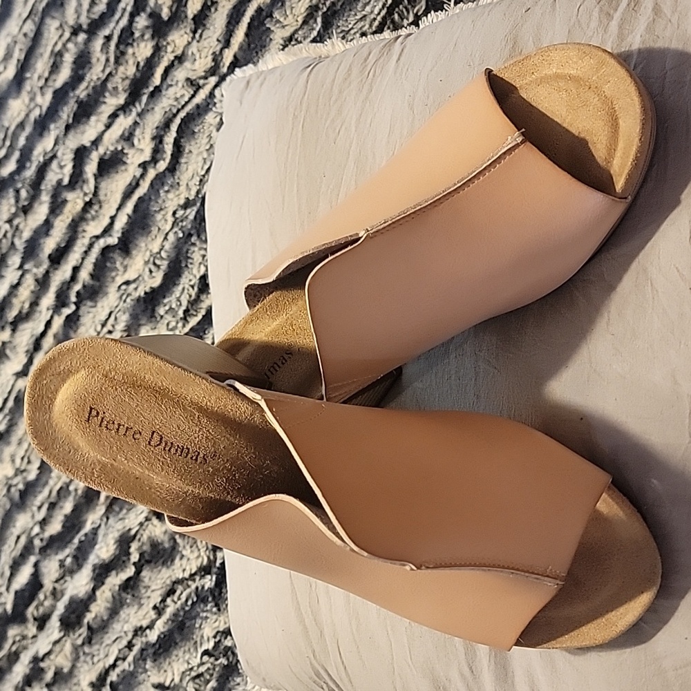 Pierre Dumas slip on wedges